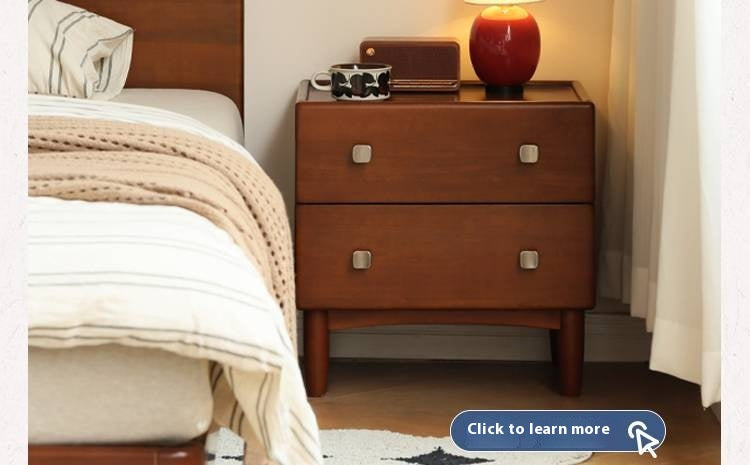 Solid RubberWood Classic Nightstand.