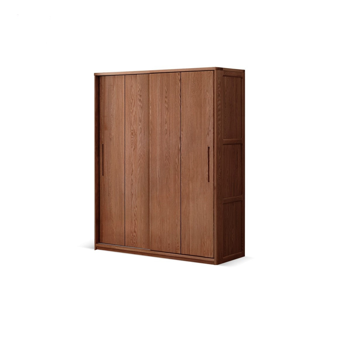 Oak, Ash Solid Wood Wardrobe Sliding Door.