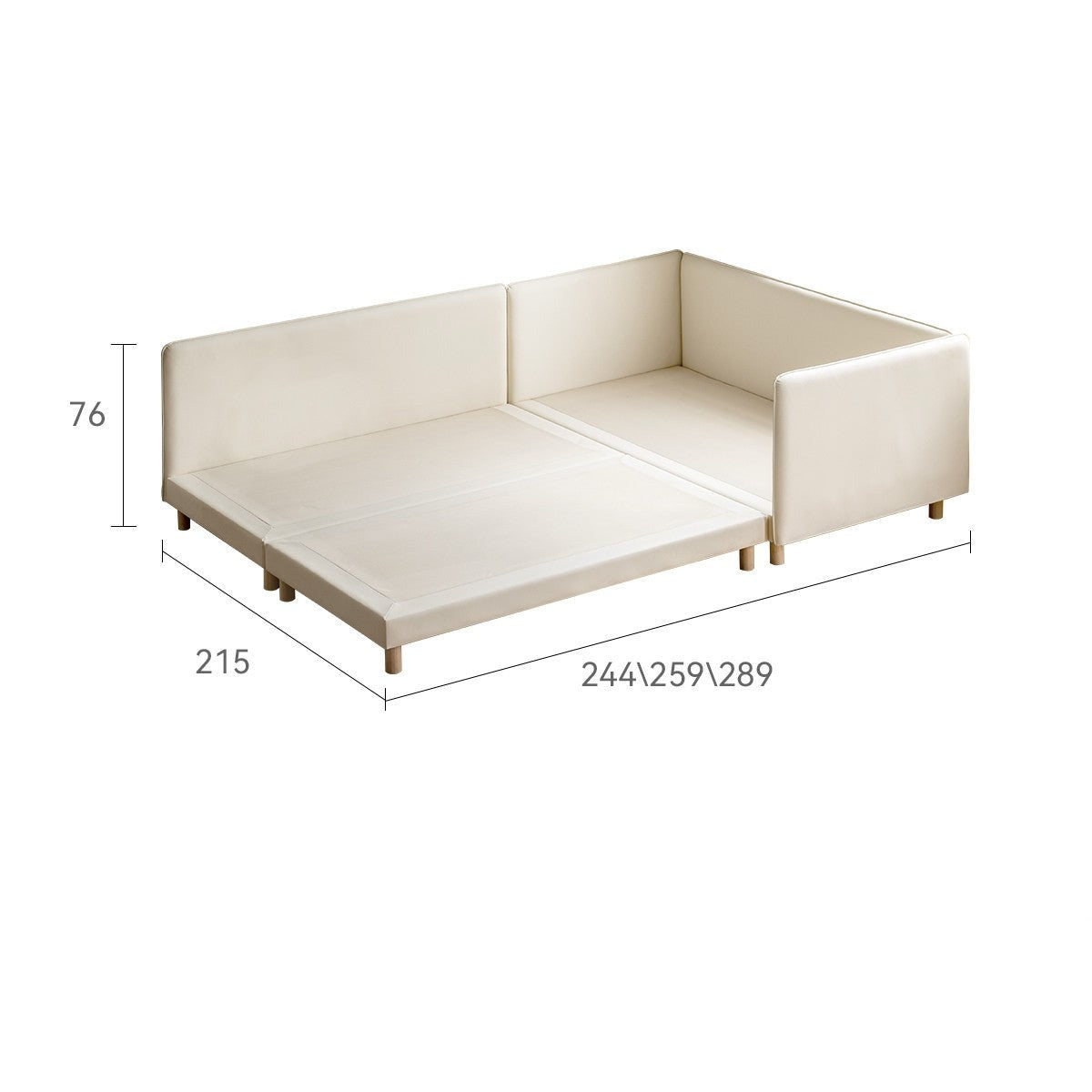 Floor Bed for toddler, kids Montessori beds,Children's bed/adult bed organic leather"