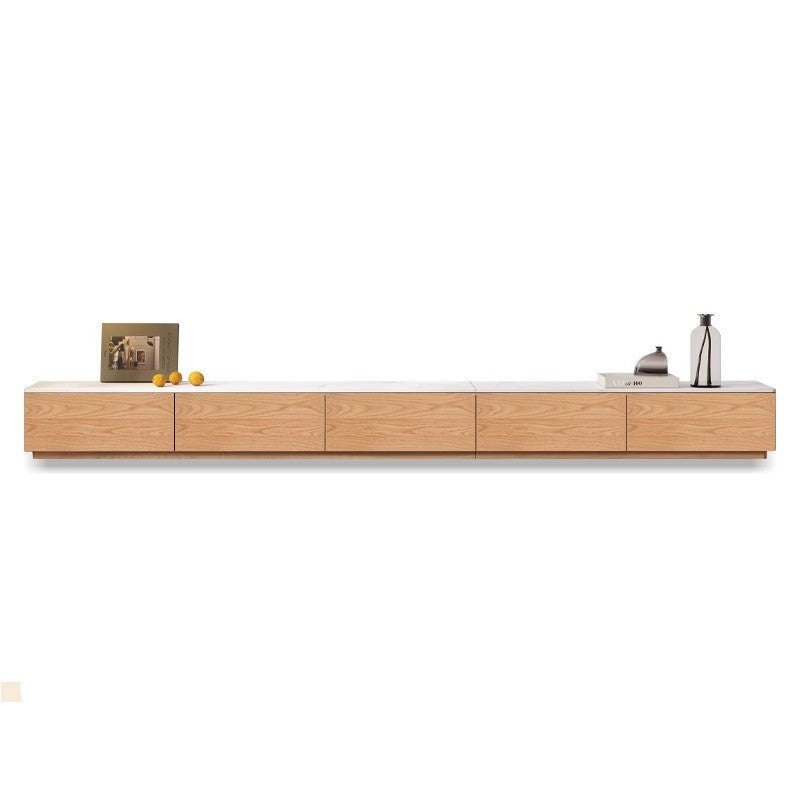 Ash,Oak Solid wood Rock floor TV cabinet Scandinavian "