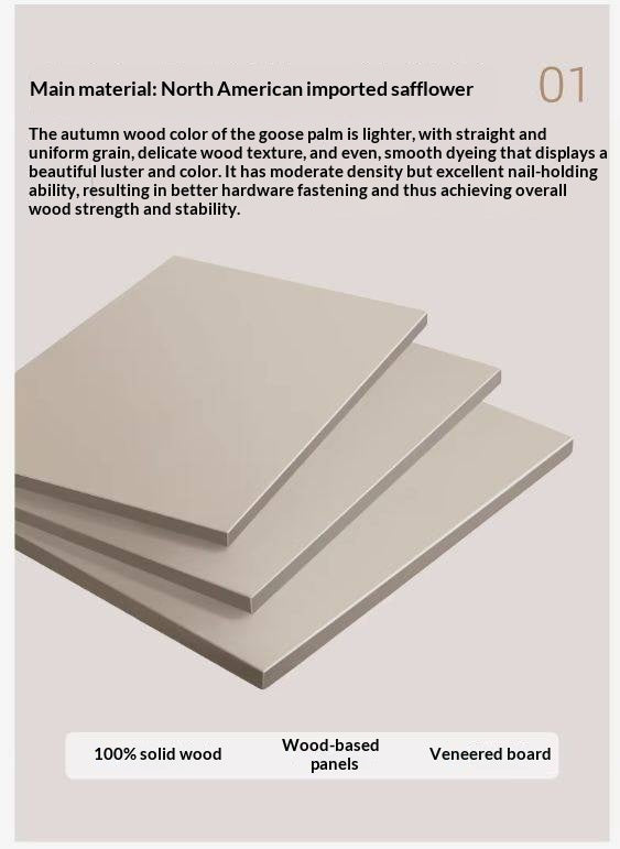 Tulipwood Solid Wood Modern Minimalist Floor Standing TV Stand