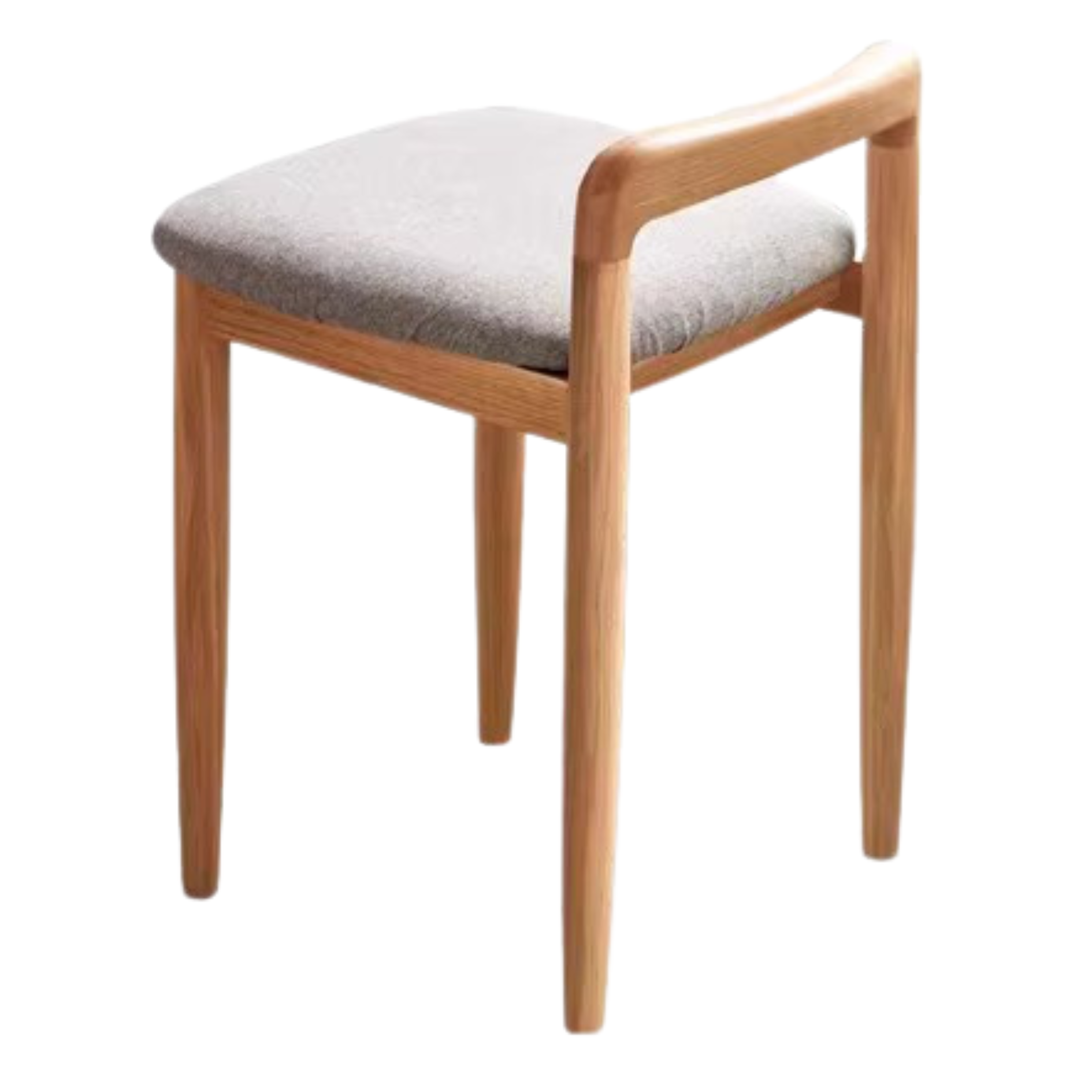 Oak, Beech, Cherry Solid Wood Makeup Stool Chair