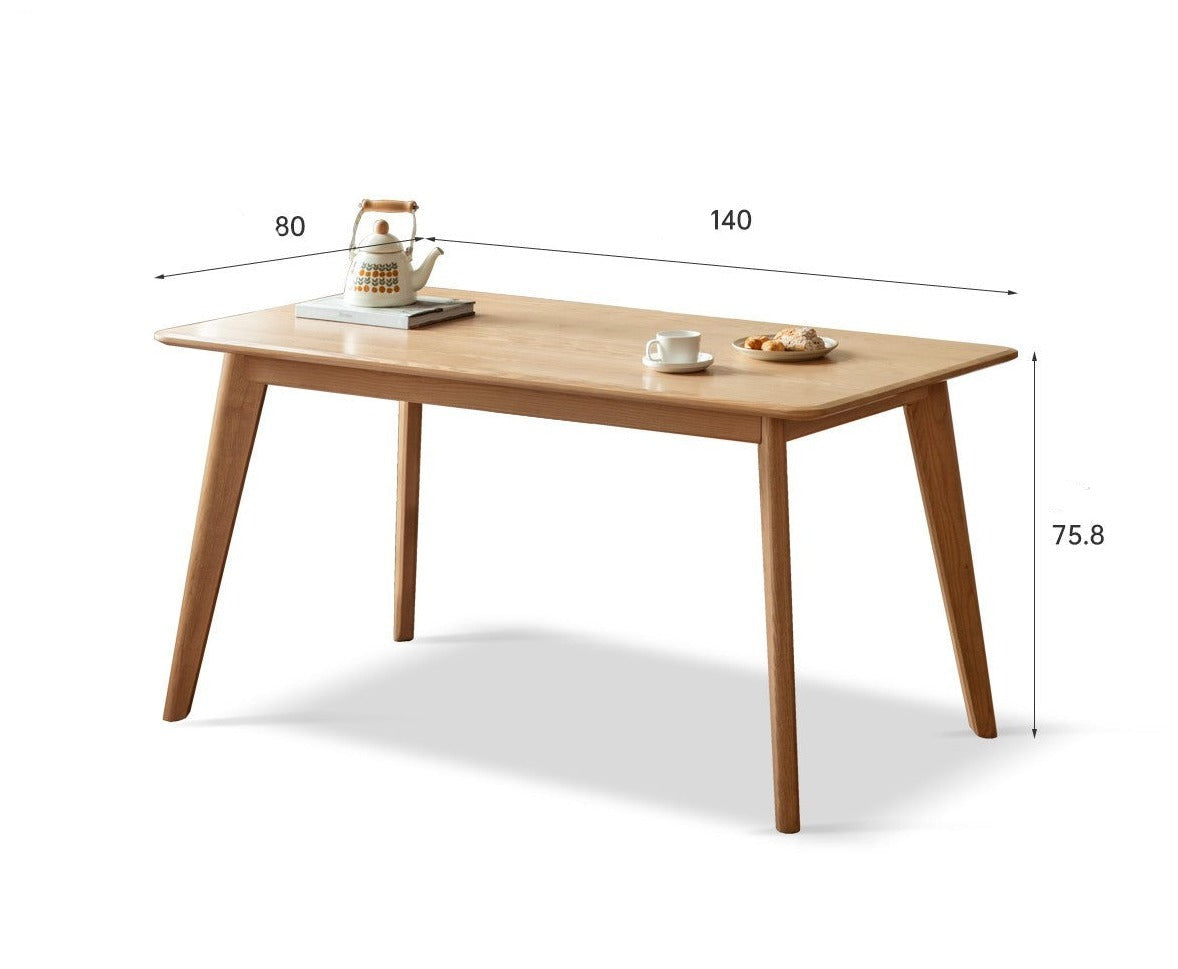 Oak, Ash Solid wood dining table "