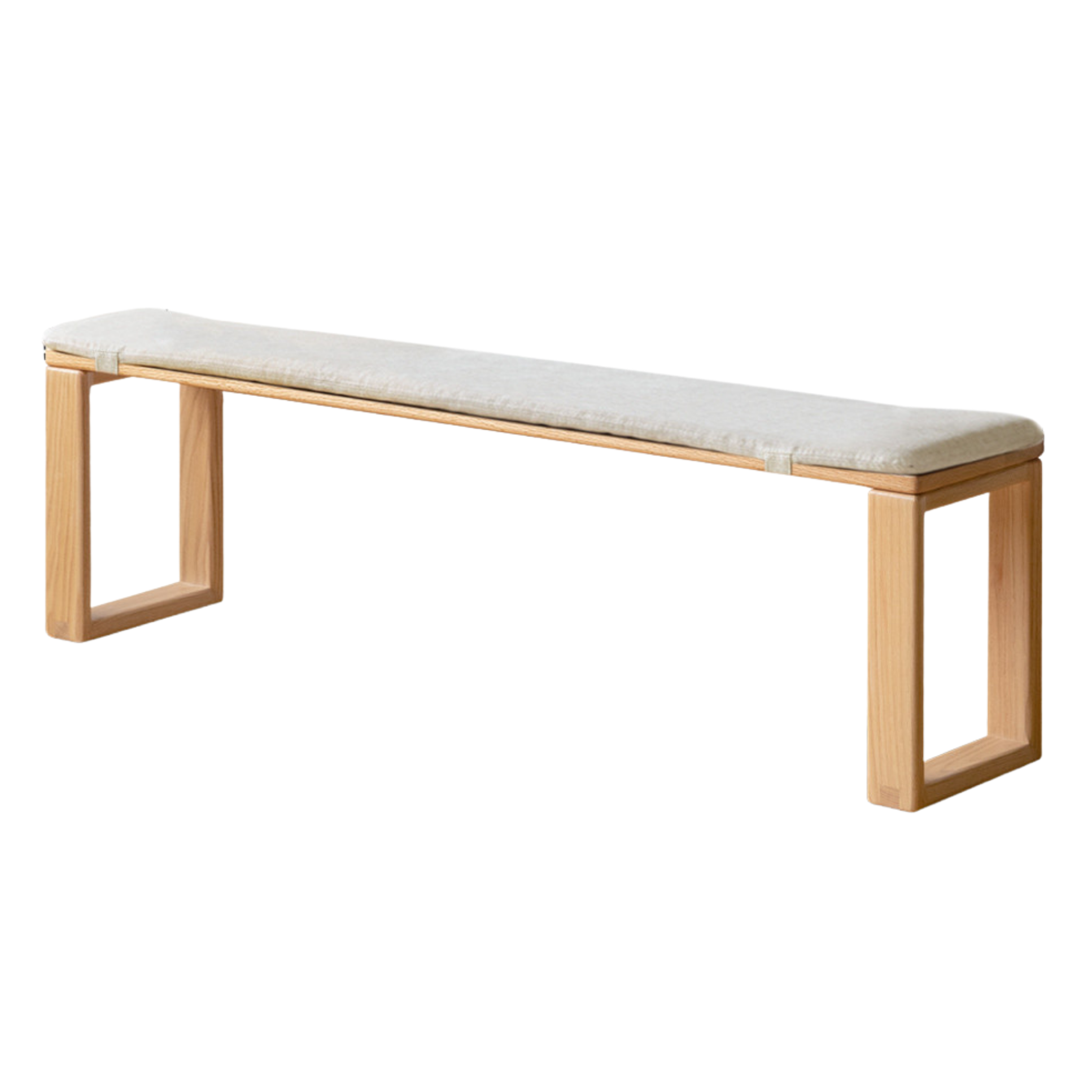 Ash, Oak, Cherry, Beech Solid Wood Long Bed end Bench