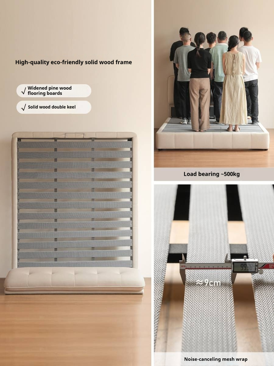 Fabric Puff Cat Scratch Bed, French Cream Style