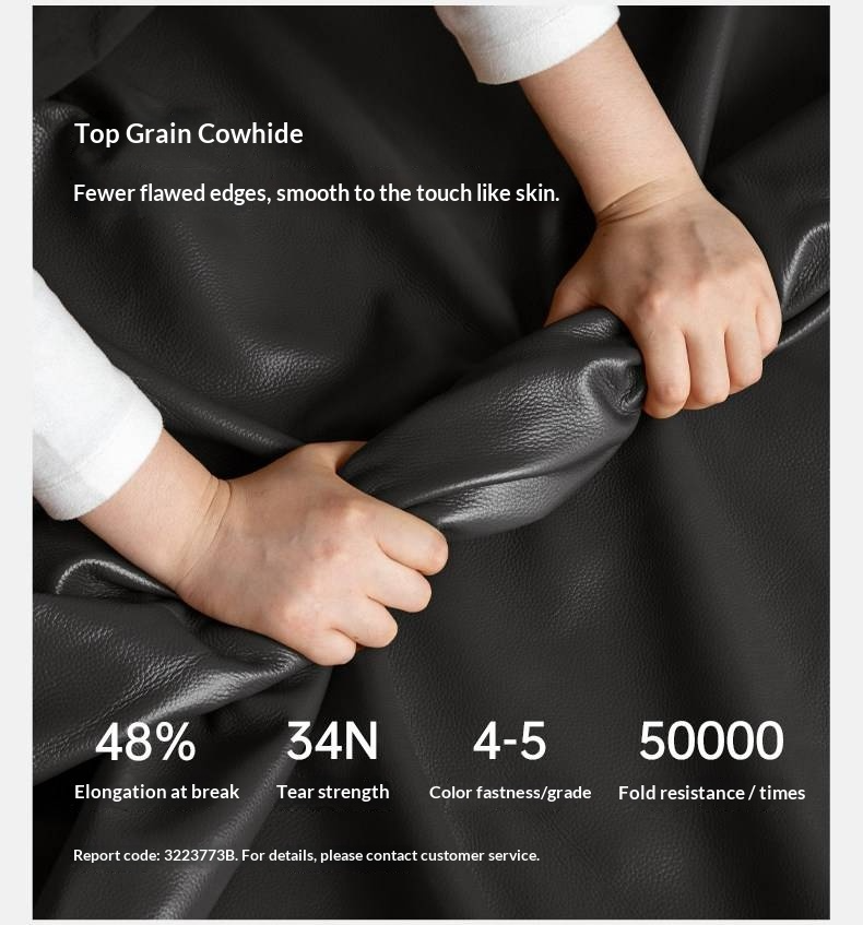 Black Walnut, Sandalwood Solid Wood Bed — Genuine Leather Upholstered, Simple Luxury Design