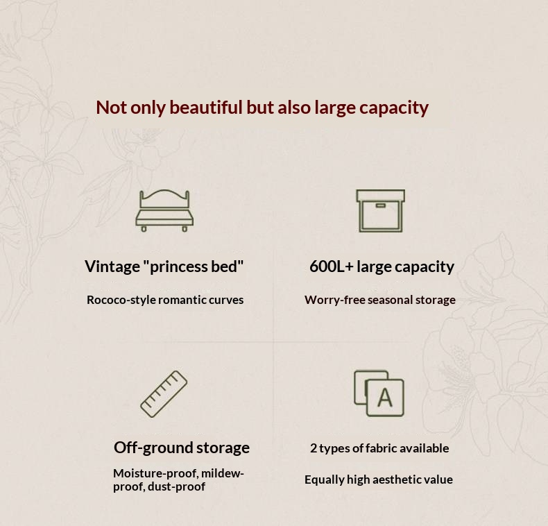 Poplar Solid Wood Box Bed — American Style Vintage with Soft Backrest