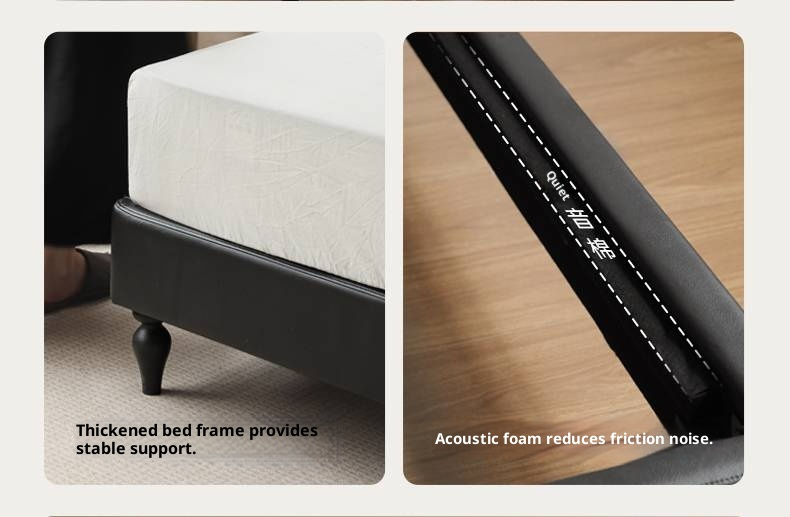 Fabric Soft Bed, American Vintage Retro Style