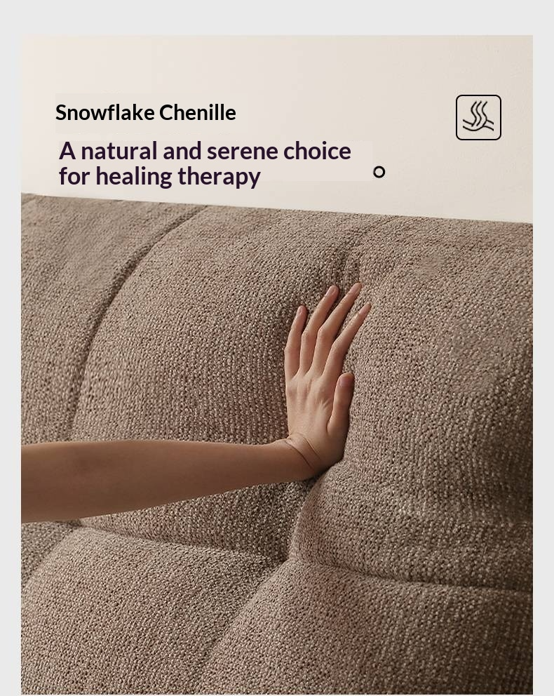 Genuine Leather Italian Light Luxury White Soft Headboard Bed