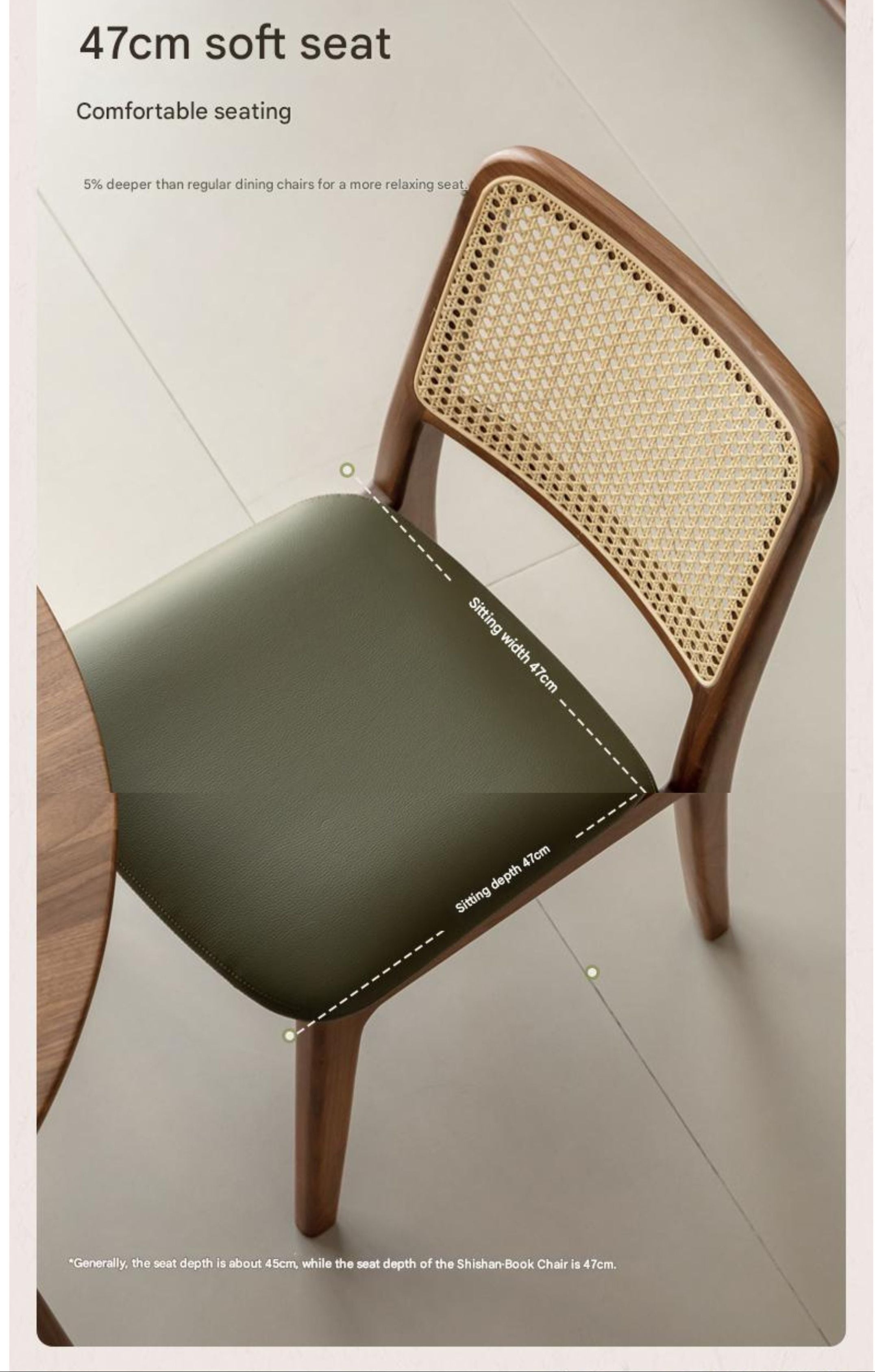 Set 4 pcs Black Walnut, Oak, Ash, Beech, Sandalwood Solid Wood Dining Chair