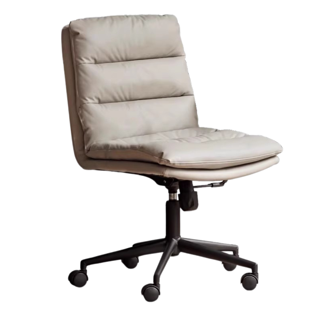 Organic Leather Office Ergonomic Liftable Chair