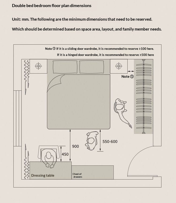 Poplar Solid Wood Bed — French Retro Style with Mid-Fashion Design