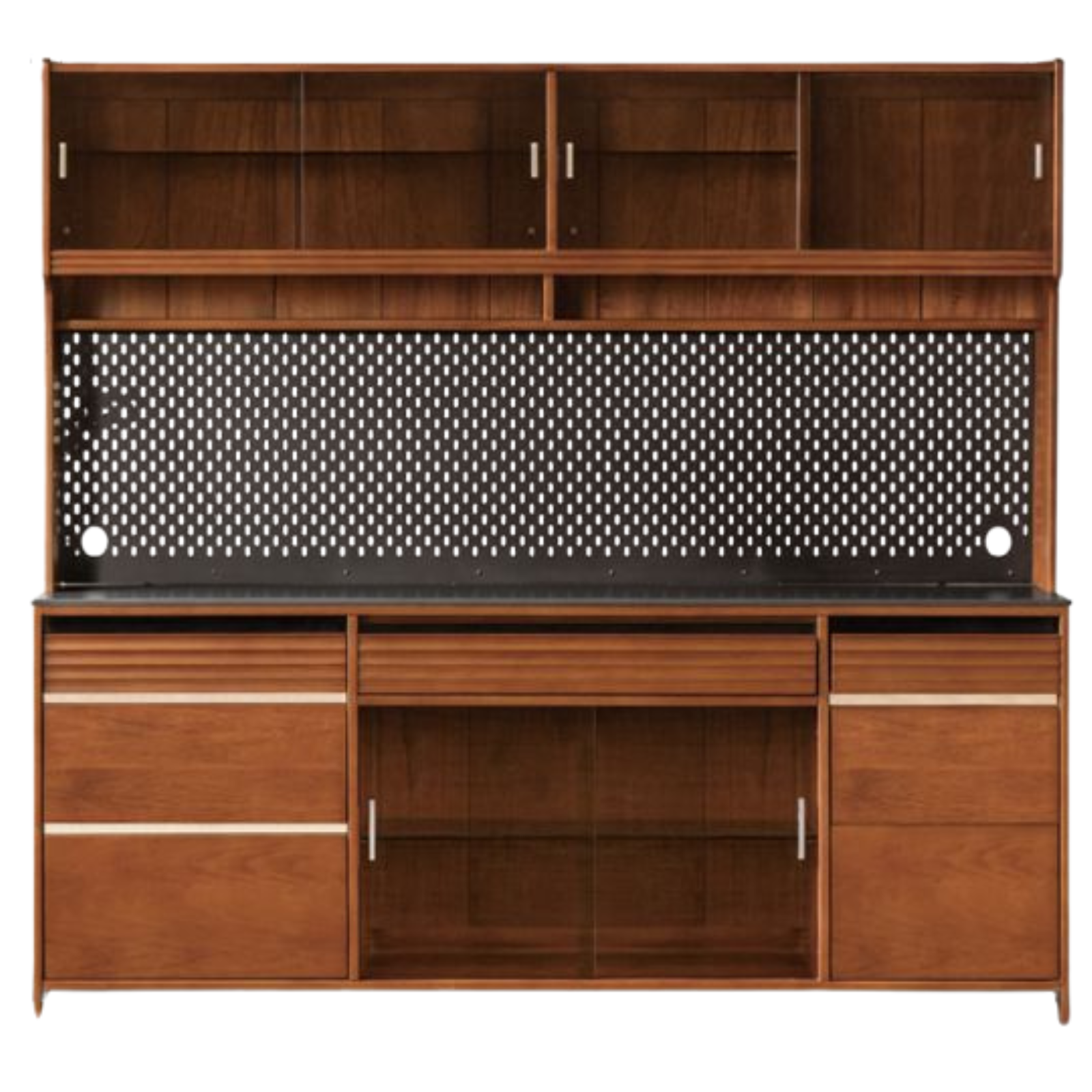 Tulipwood Solid Wood Bauhaus Rock Plate Sideboard