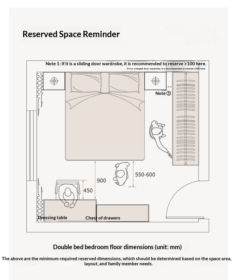 Black Walnut Solid Wood Bed — Modern Minimalist Large Slab Bed