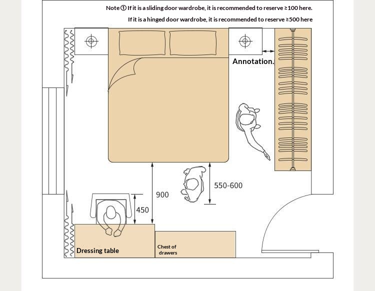 Poplar Solid Wood Bed — Vintage Style with Soft Backrest, Genuine Leather and Edge Finish