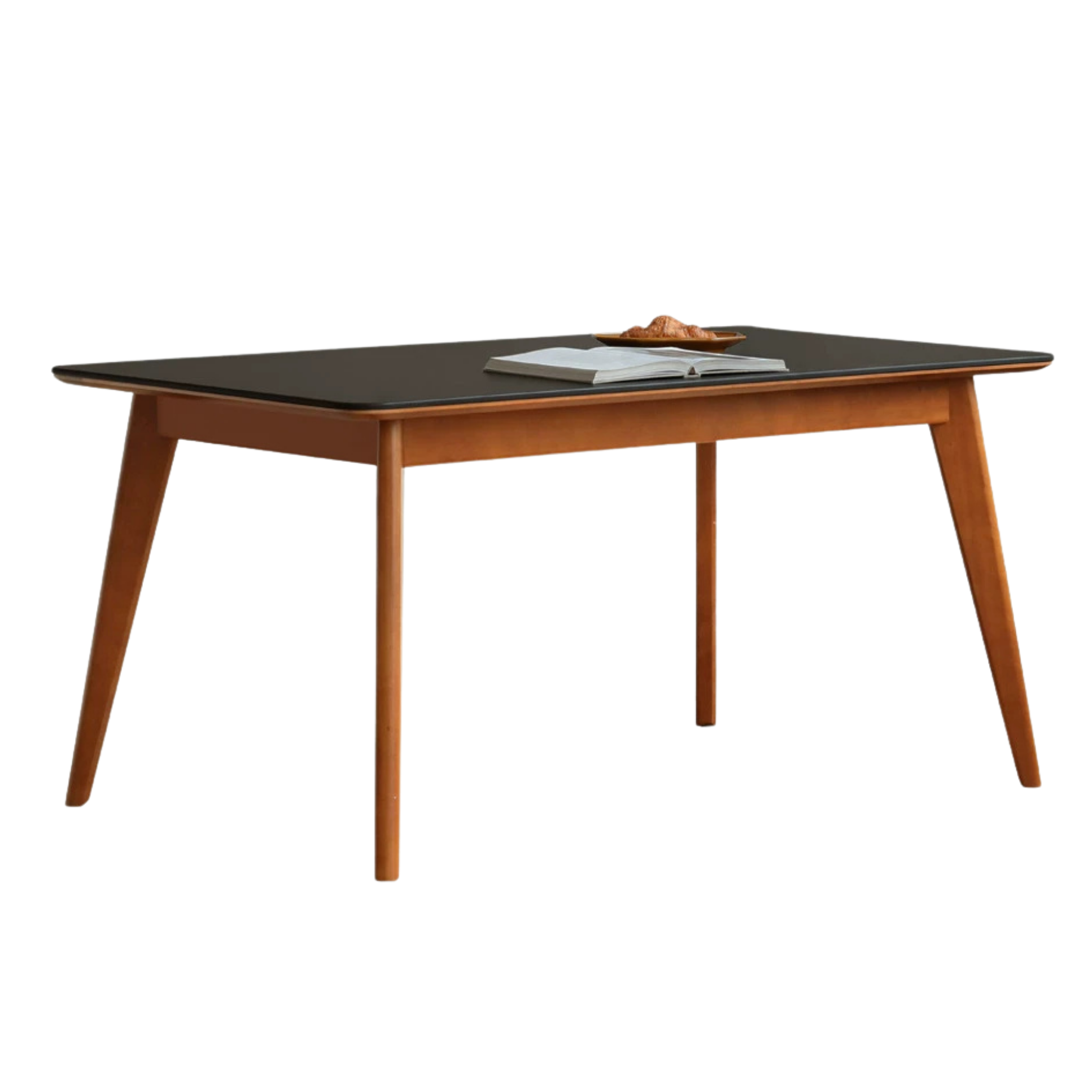 Tulipwood Solid Wood Retro Style Dining Table