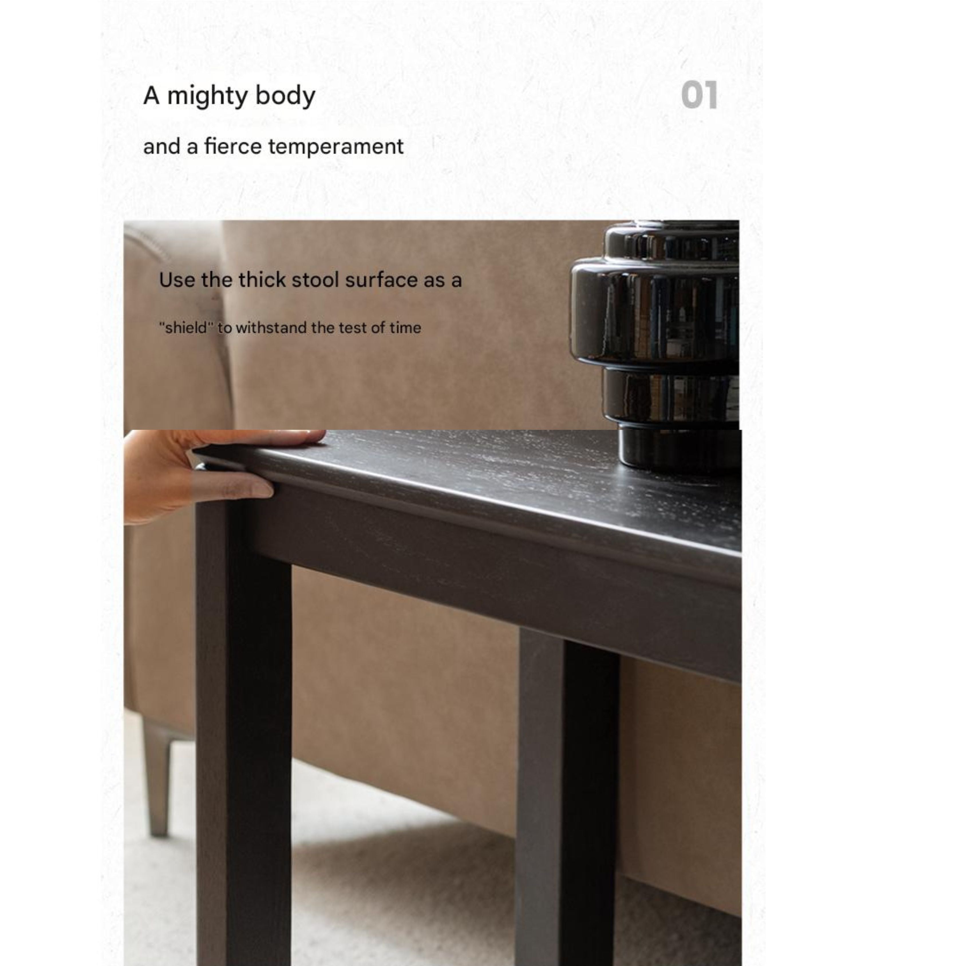 Oak Solid Wood American Modern Bench