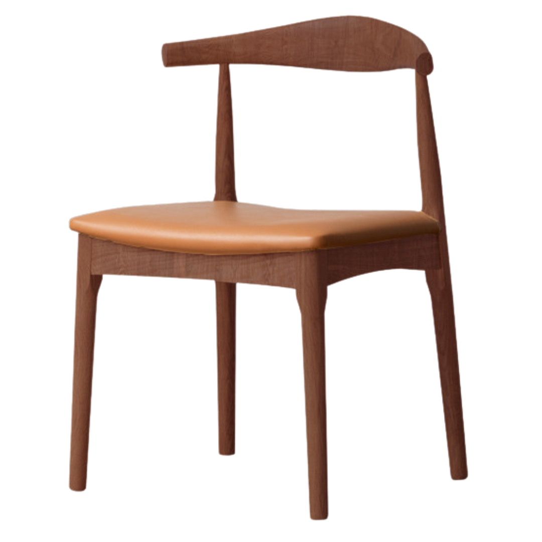 set 4 pcs Ash, Oak Solid Wood-Horn Chair