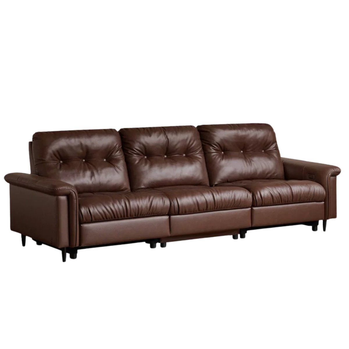 Genuine Leather Zero-Wall Power Recliner Sofa