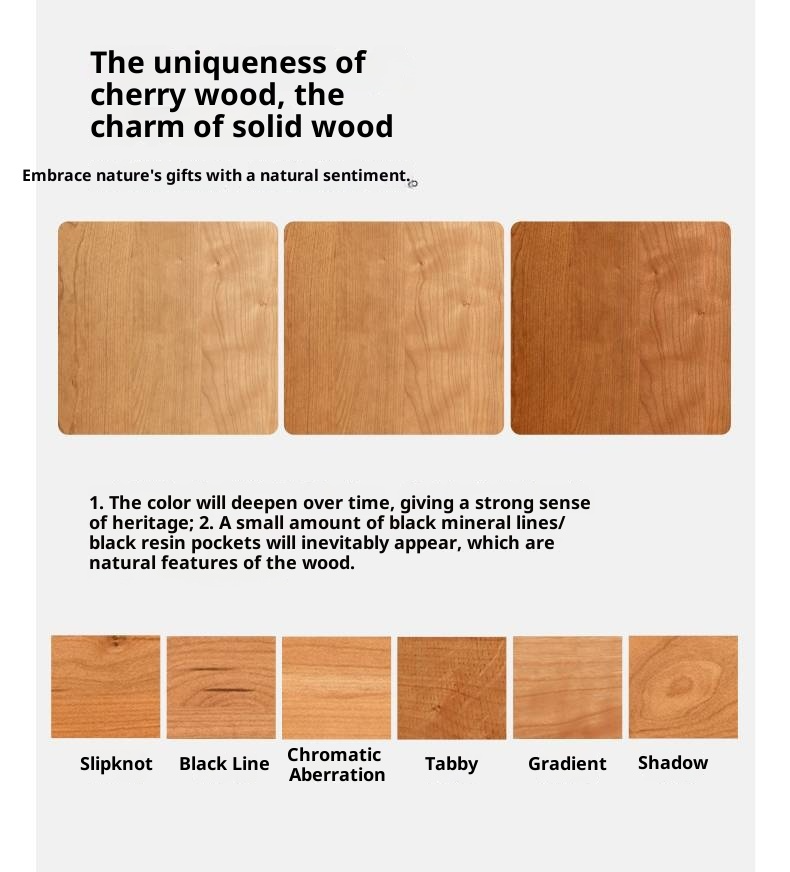 Cherry Solid Wood High-Pressure Box Bed