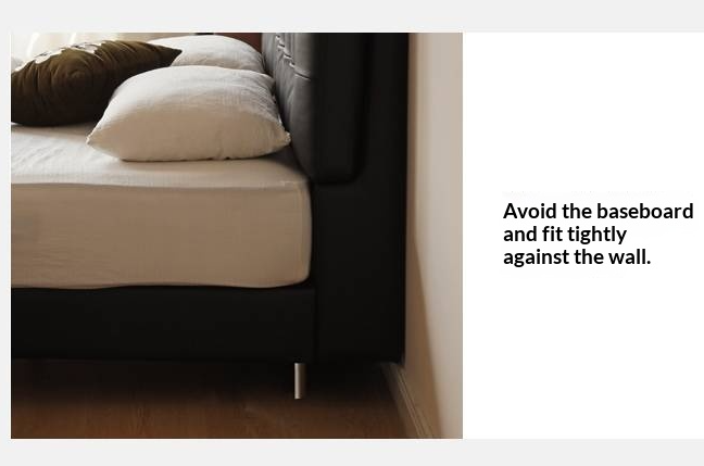 Genuine Leather Bed in Light Luxury Style