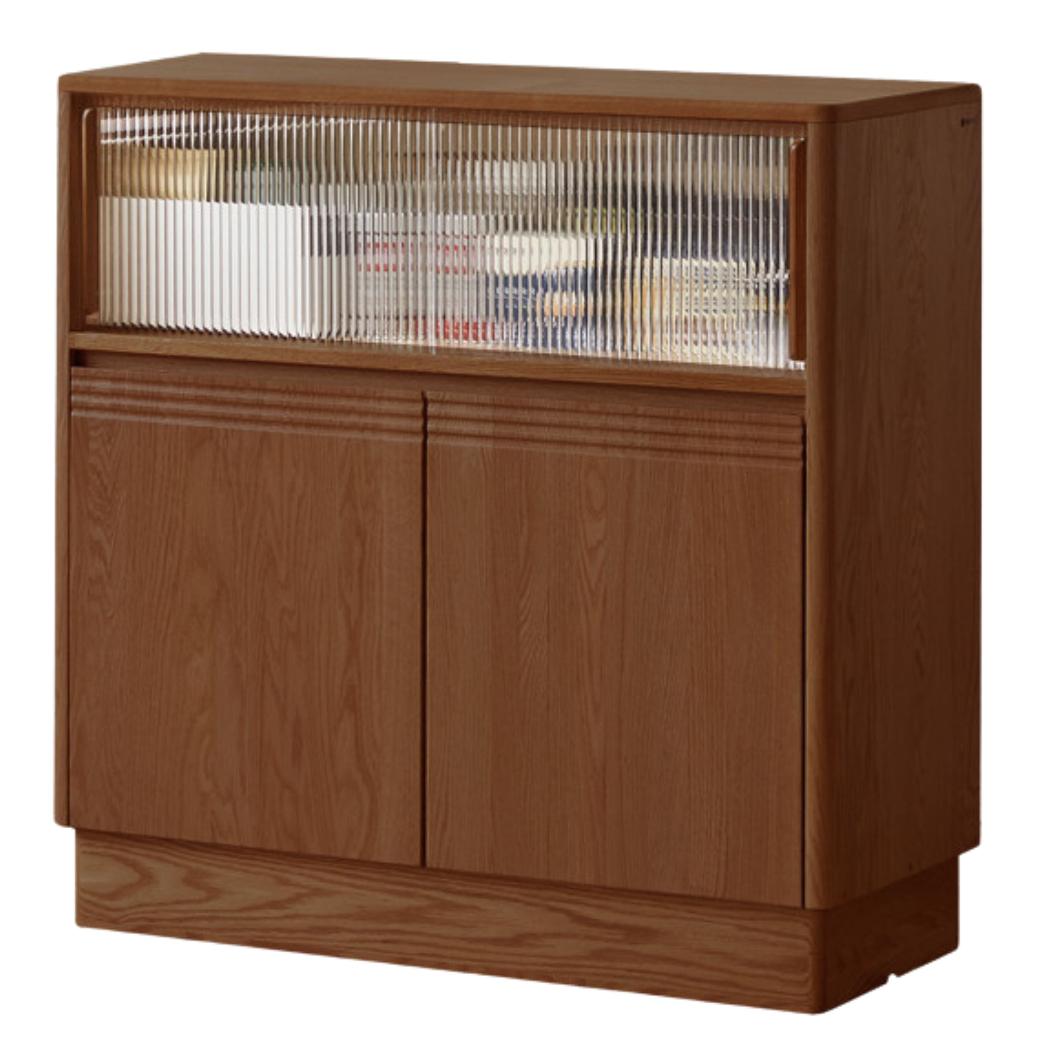 Oak Solid Wood Retractable Rock Plate Bar Table