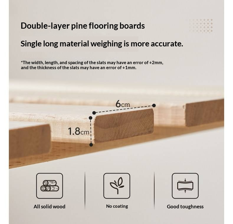 Black Walnut Solid Wood Bed — Modern Minimalist Large Slab Bed