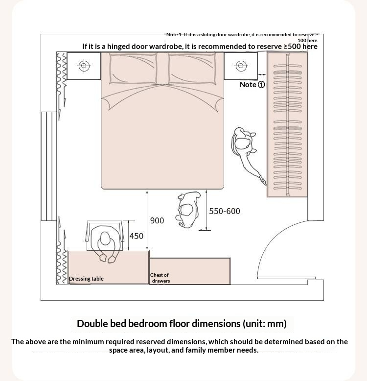 Oak Solid Wood Box Bed — Suspension and Upholstered with Genuine Leather Piano Key Design