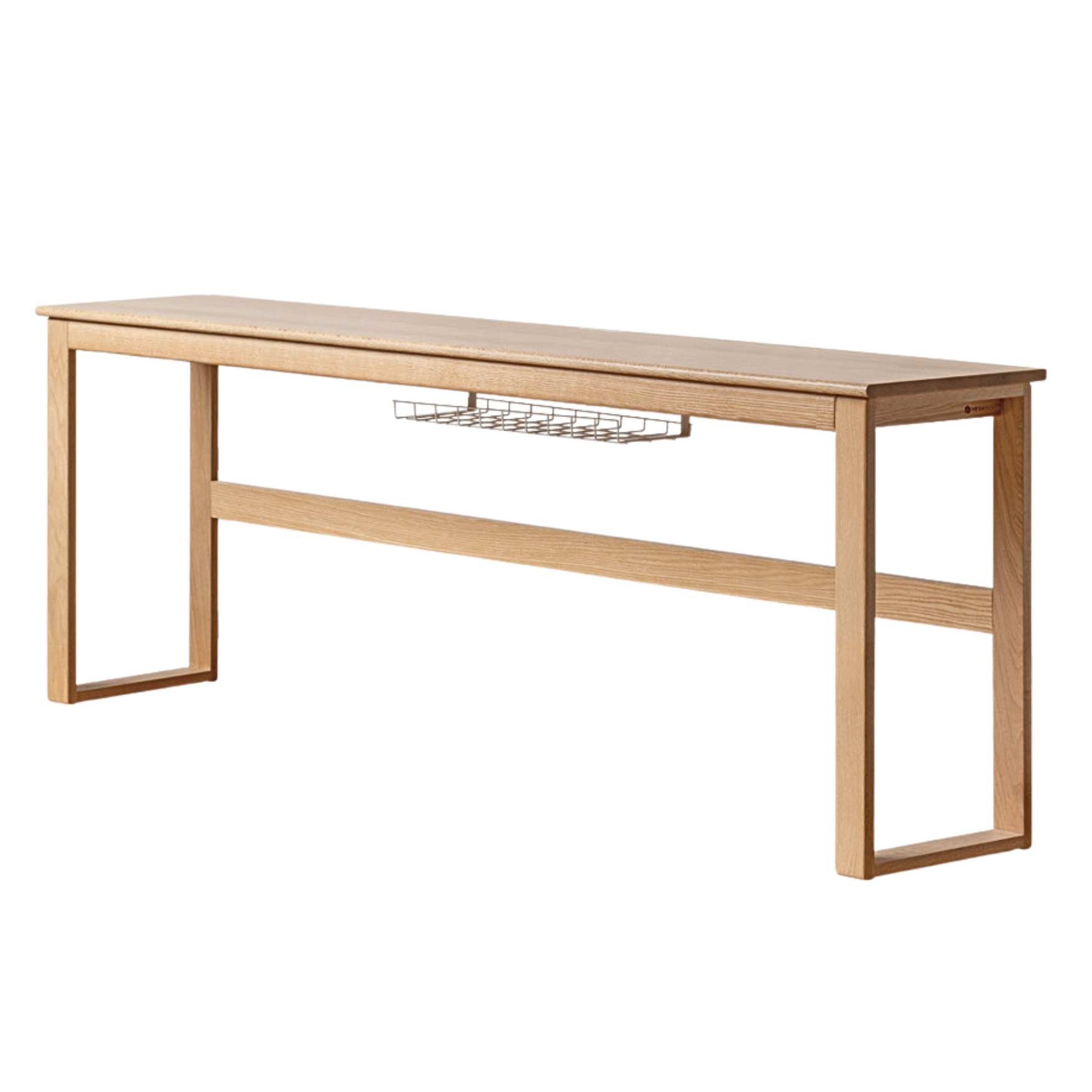 Oak, Poplar, Beech Solid Wood Long Narrow Desk