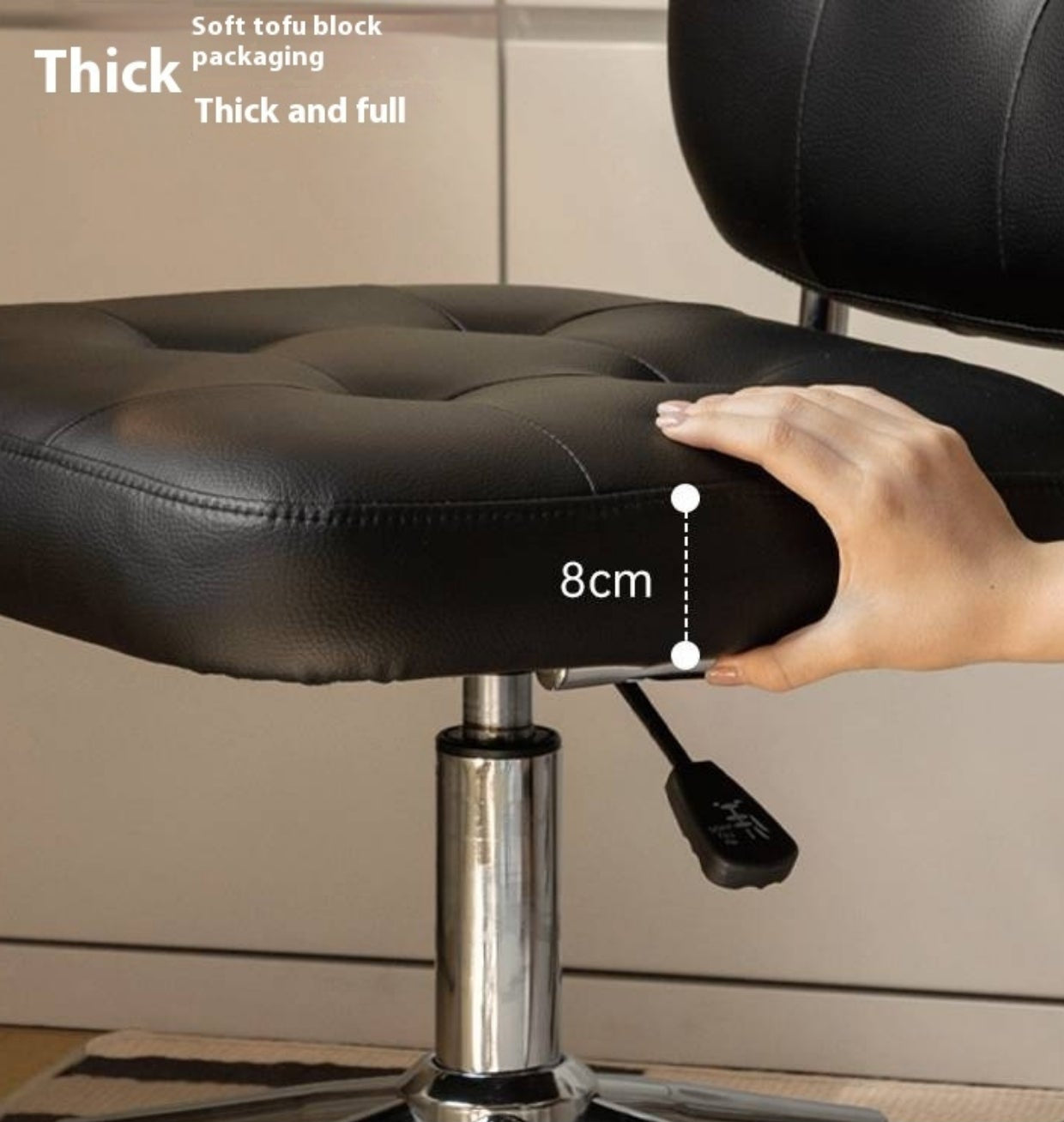 Fabric Modern Minimalist Makeup Stool