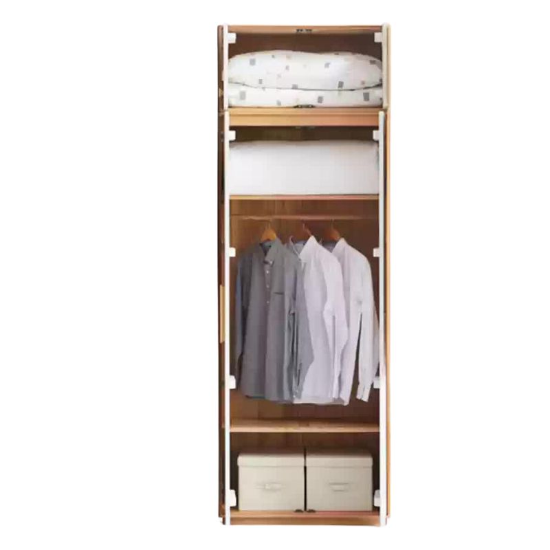Poplar Solid Wood Modern Nordic Wardrobe