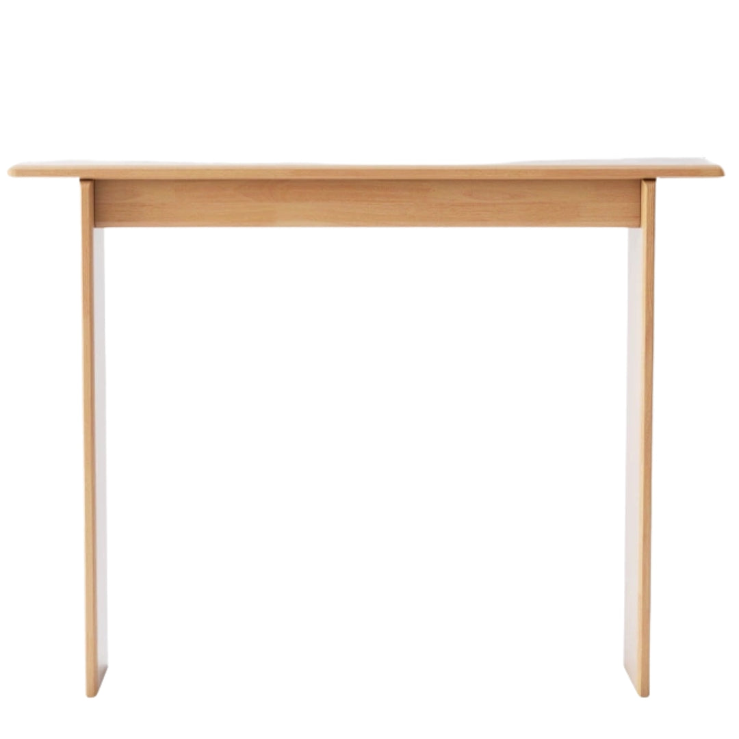 Oak Solid Wood, Solid Rubberwood Entrance Corridor Wall Strip Case Ultra-Narrow Table