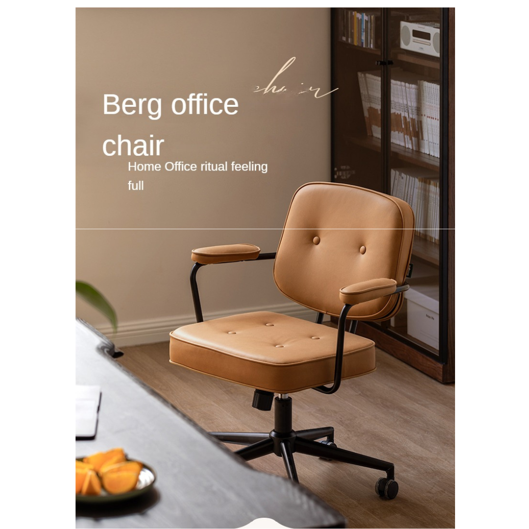 Genuine Leather, Technical Fabric Office Chair.