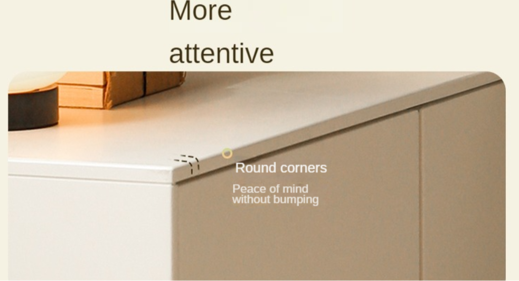 Solid Rubberwood Cream Style Vanity Table Integrated Drawer.