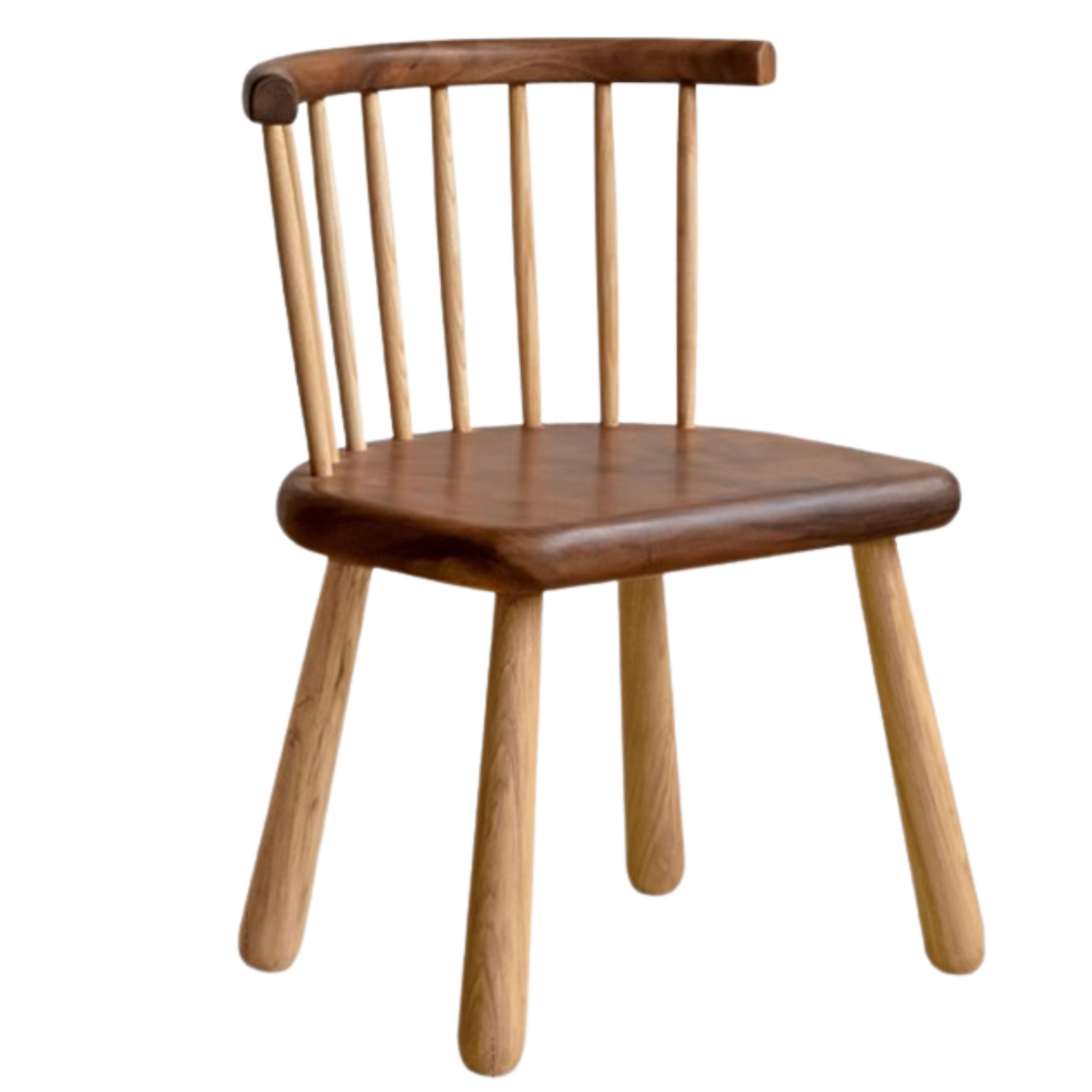 South American Walnut, Black Walnut, Ash Solid Wood Side Chair Small Stool