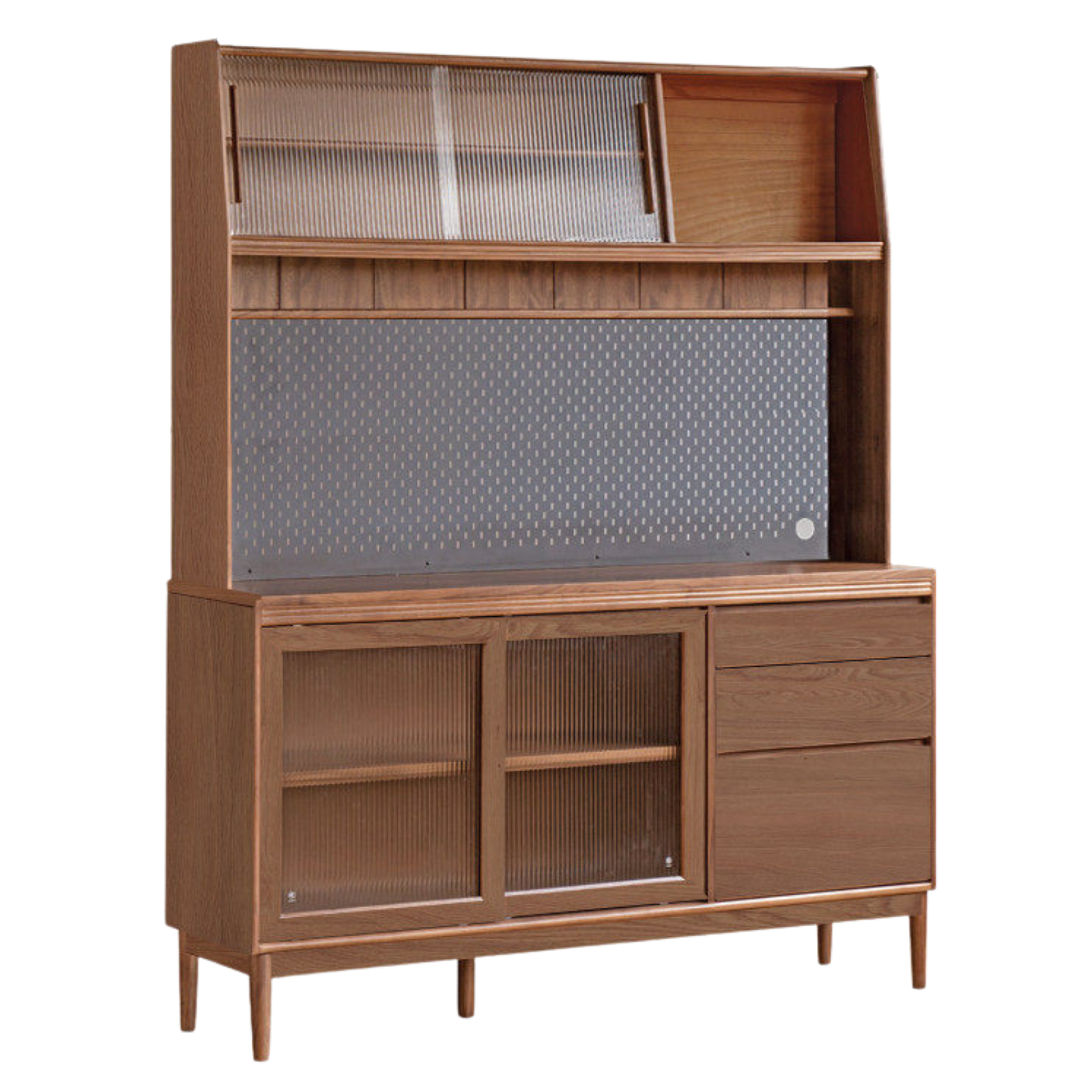 Black Walnut, Oak, Sandalwood, Ash, White Ash Solid Wood Rock Board Sideboard