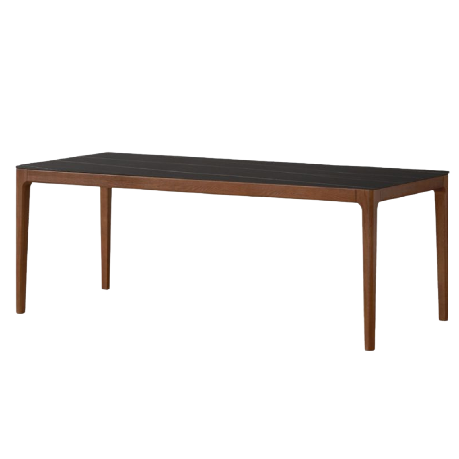 Oak Solid Wood Modern Minimalist Rock Plate Dining Table