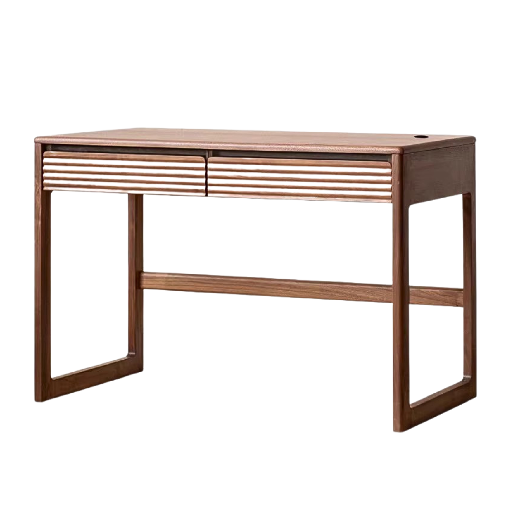 Black Walnut Solid Wood Desk Nordic