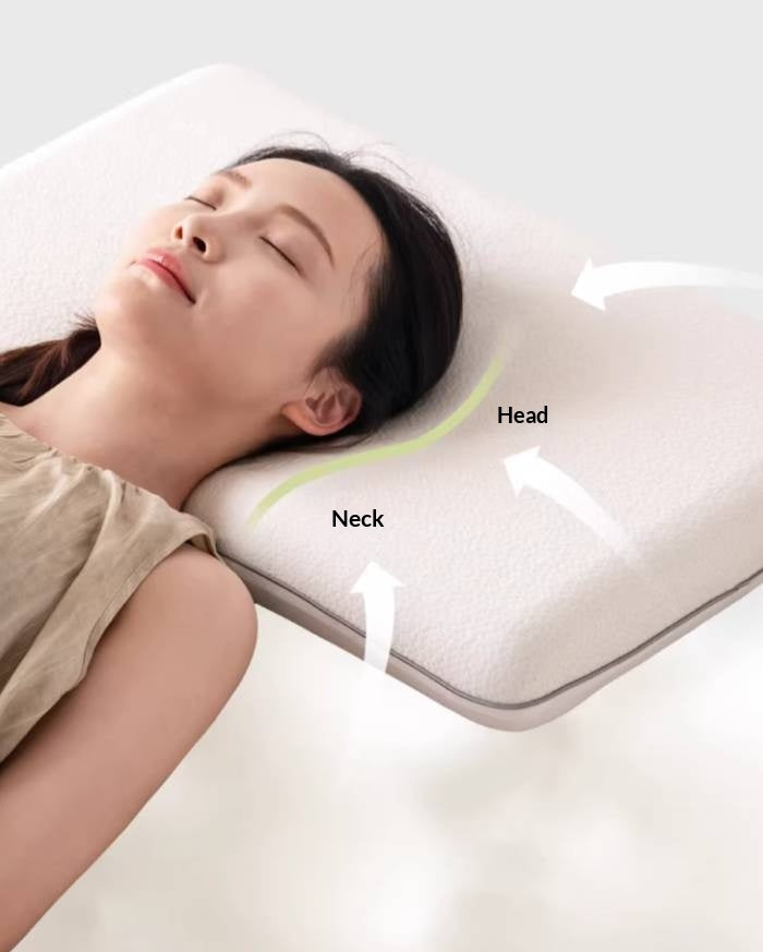Memory Foam Pillow with Neck Support and Sleep Aid