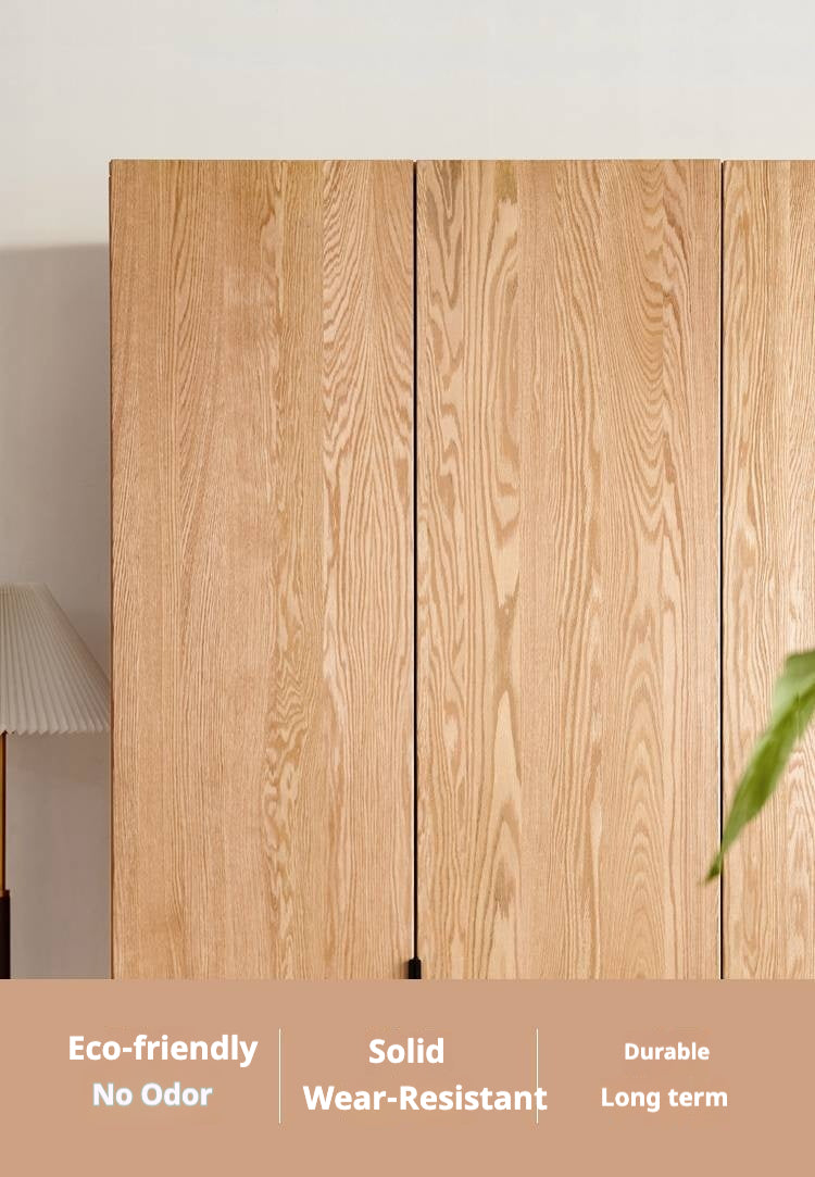 Oak Solid Wood Wardrobe.