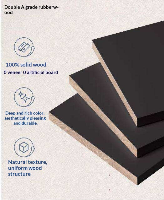 Solid RubberWood Ultra-Narrow Nightstand Storage Cabinet