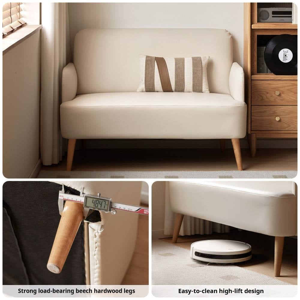 Beech Solid Wood Technology Cloth Sofa