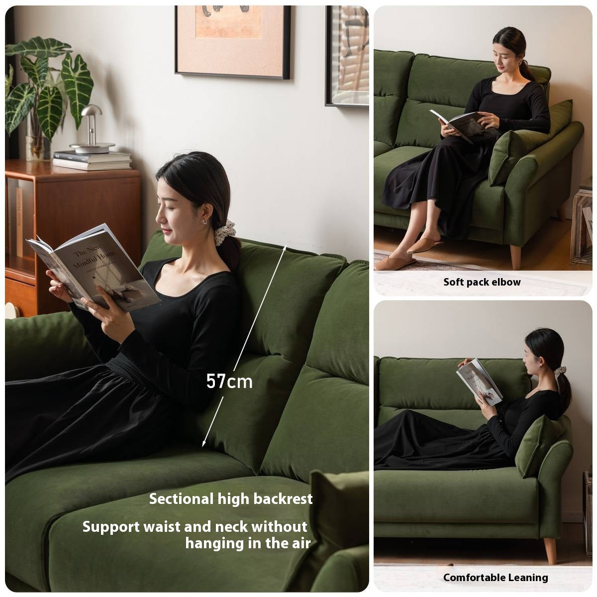 High backrest cat scratching cloth sofa