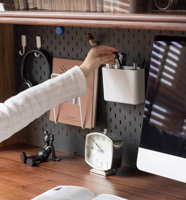 Black Walnut Solid Wood Combination Desk With Shelf