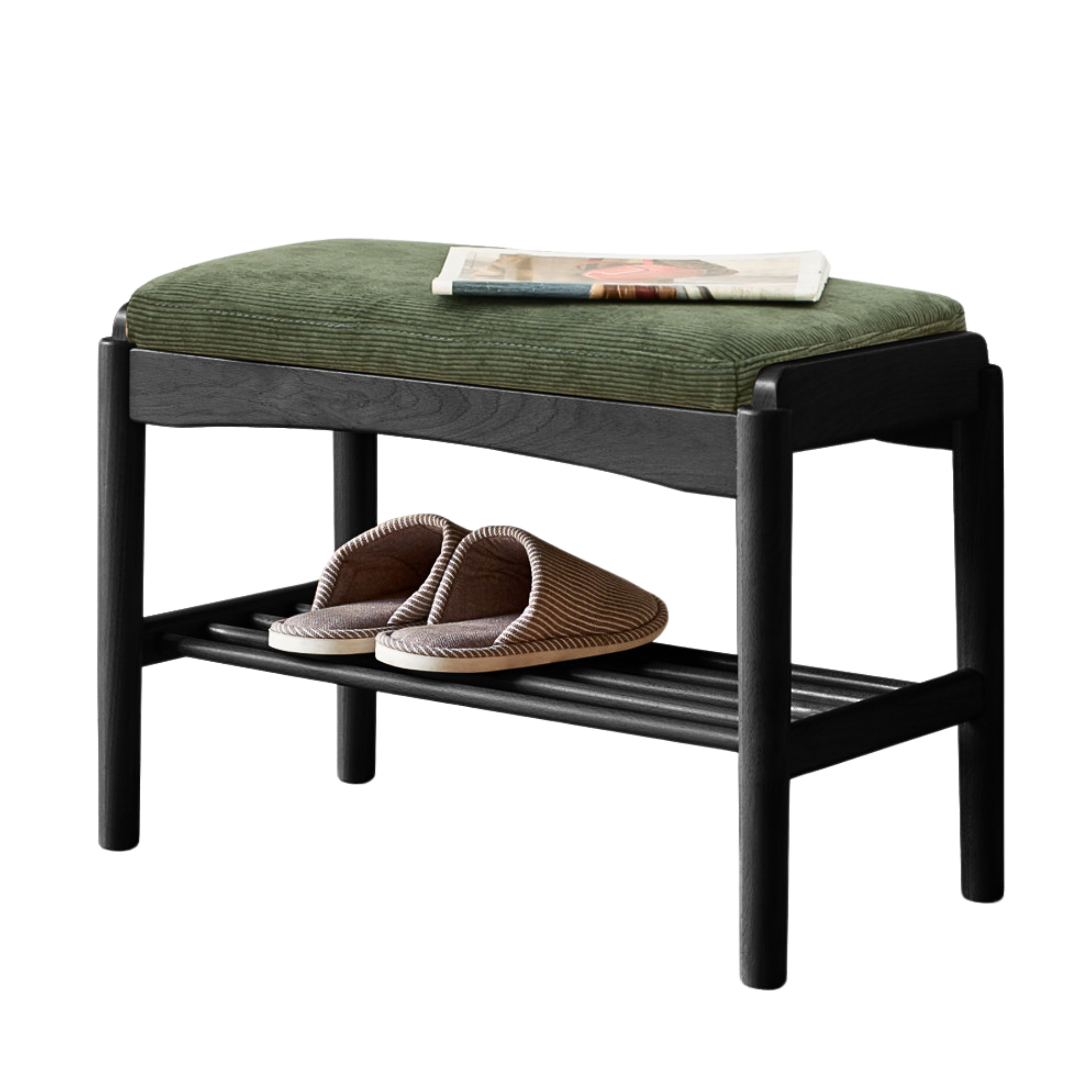 Beech Solid Wood Shoe Storage Bench