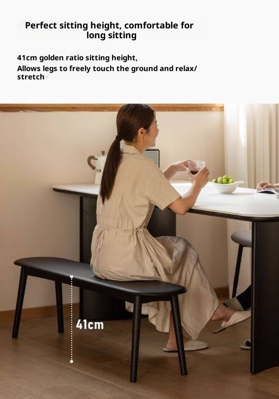 Oak Solid Wood Long Vintage Bench