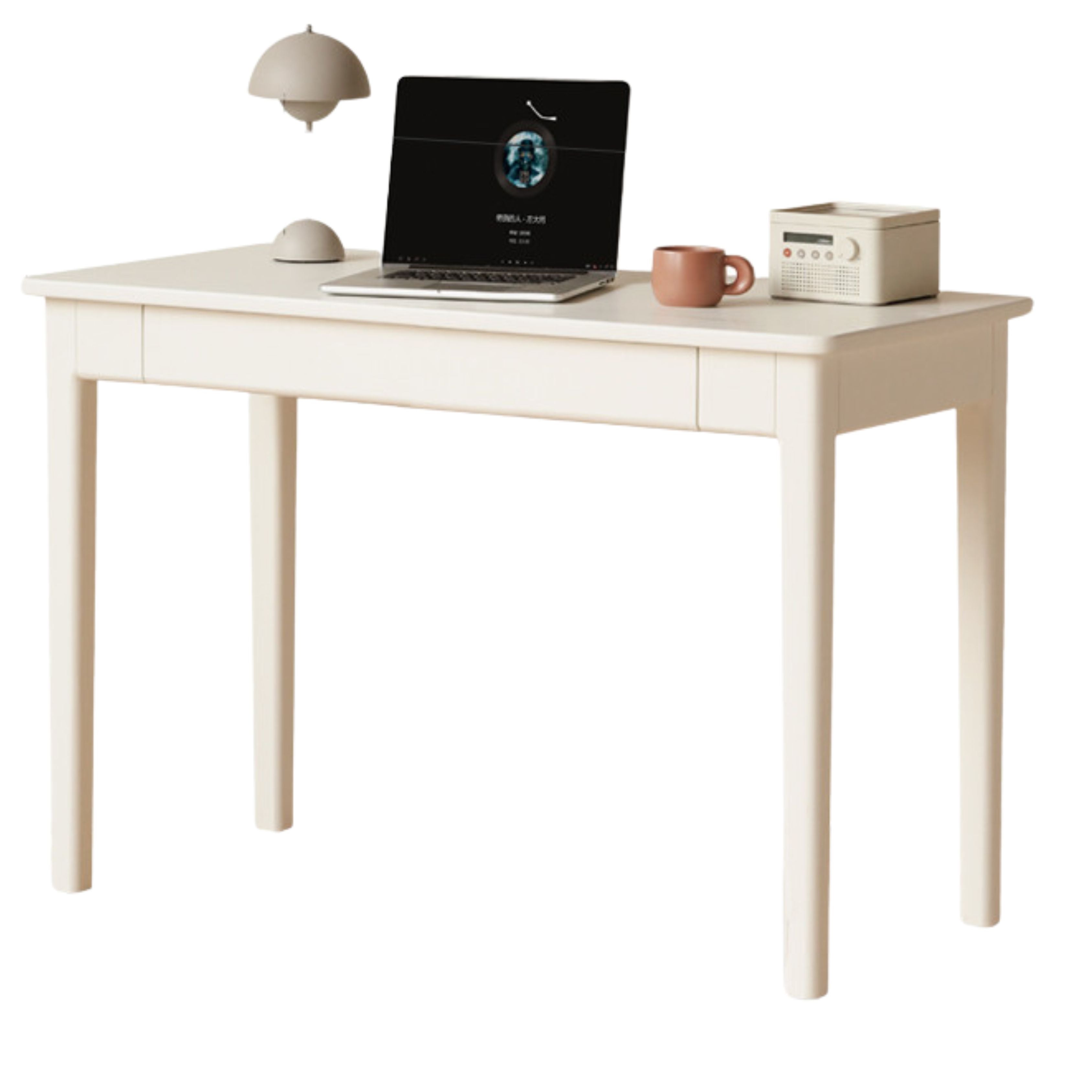 Poplar Solid Wood Office Desk with Drawer