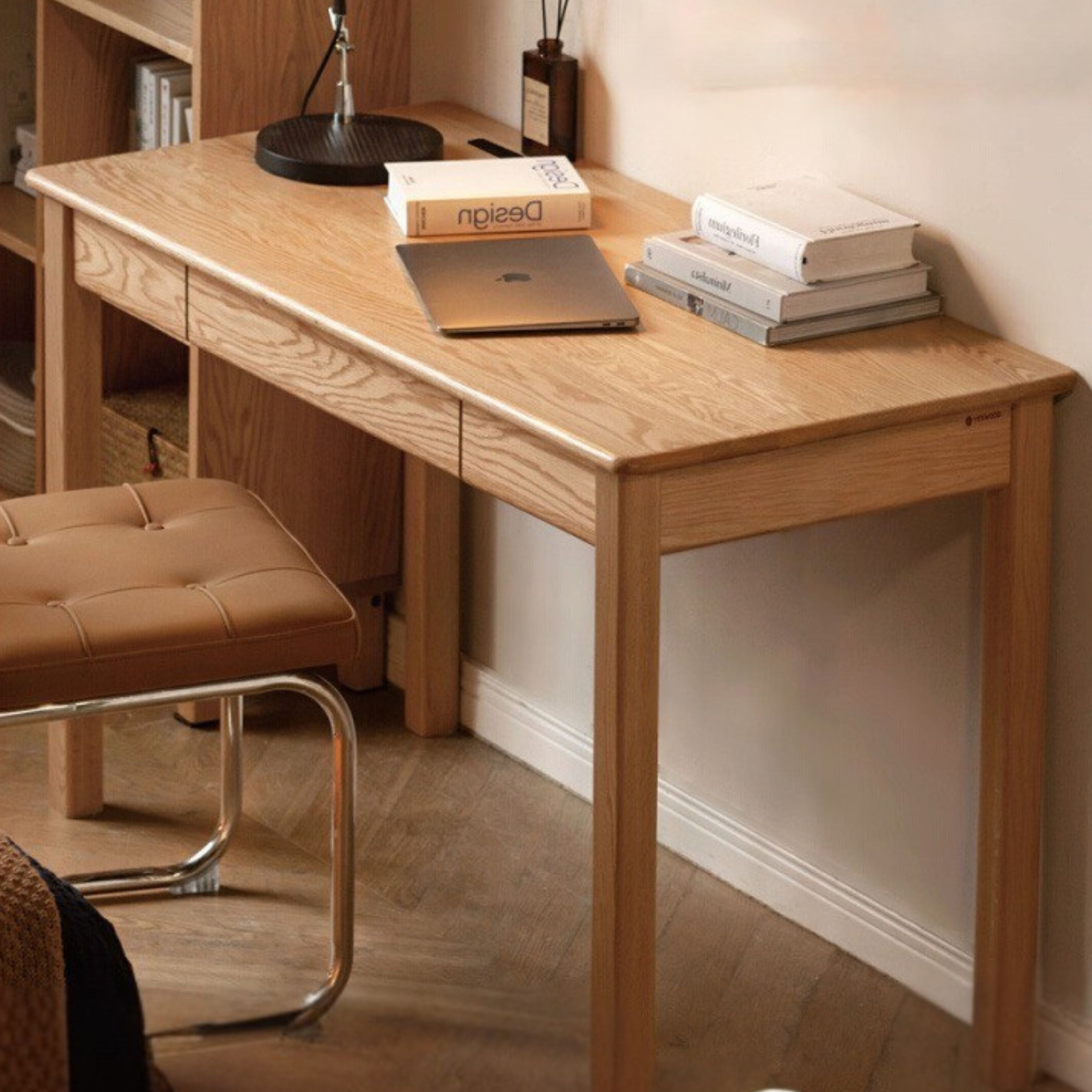 Oak, Beech Solid Wood Office Desk