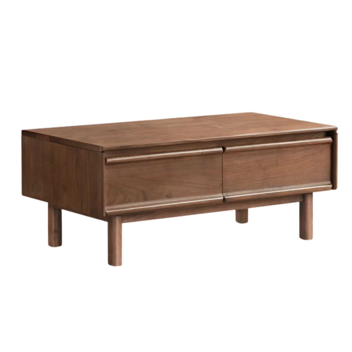 Black Walnut Solid Wood Modern Coffee Table