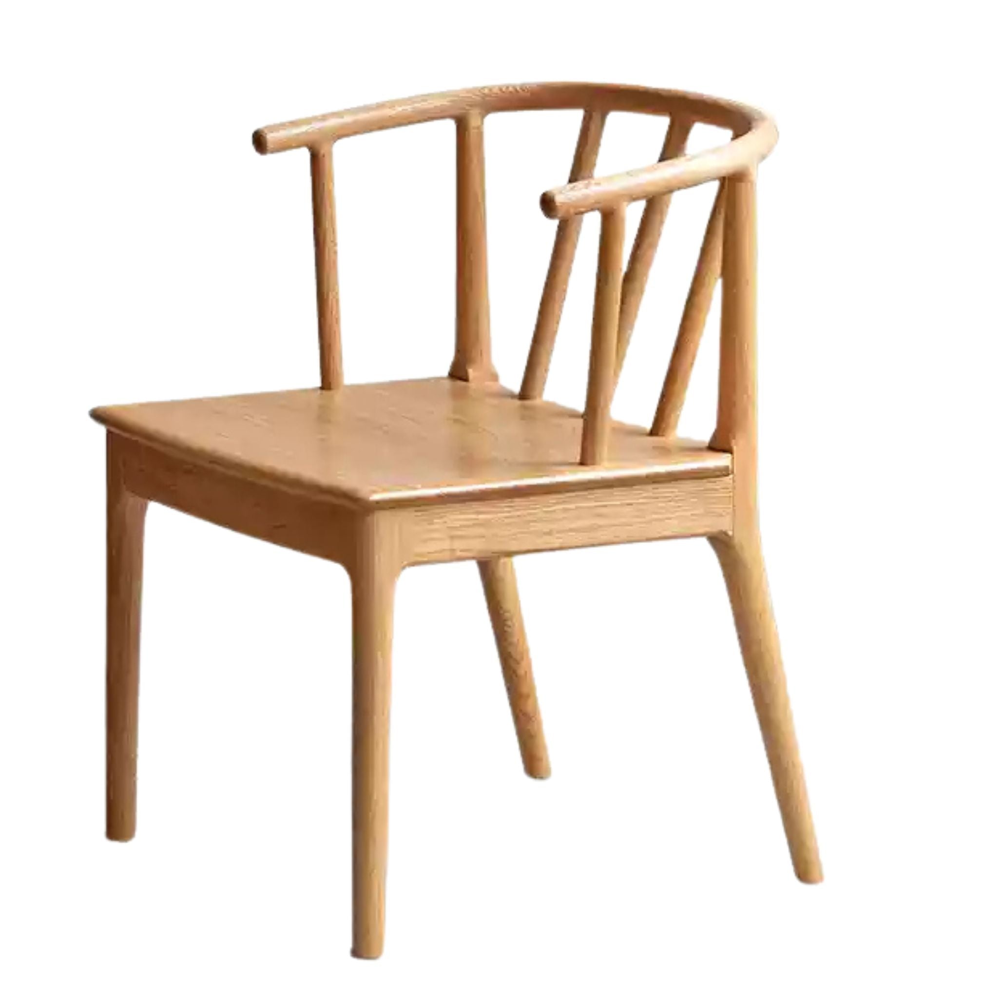 Oak Solid Wood Round Chair.
